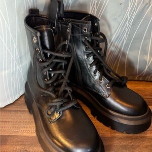 No Boundaries Black Combat Boots